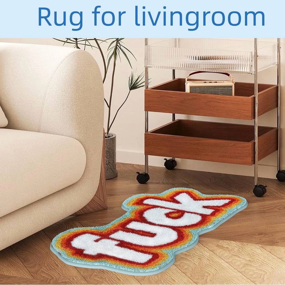 Plush Rug for Bedroom Dorm Home Bath Mat Washable Absorbent 33 x 17 - Picture 8 of 12